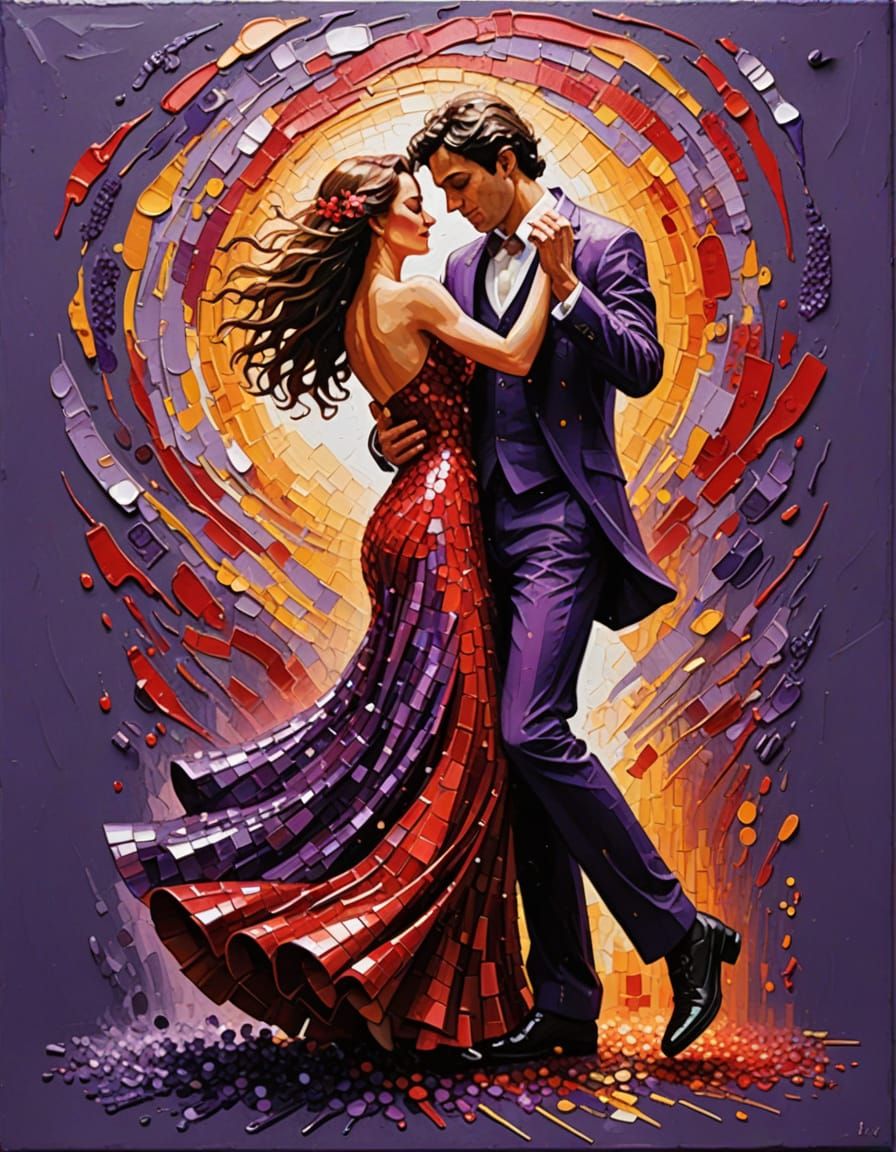 Swirling dance steps