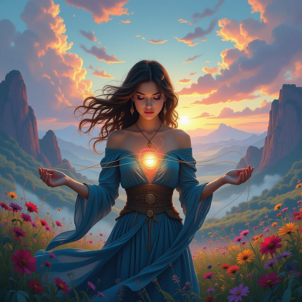 Mystical Unraveling: A Detailed Matte Painting