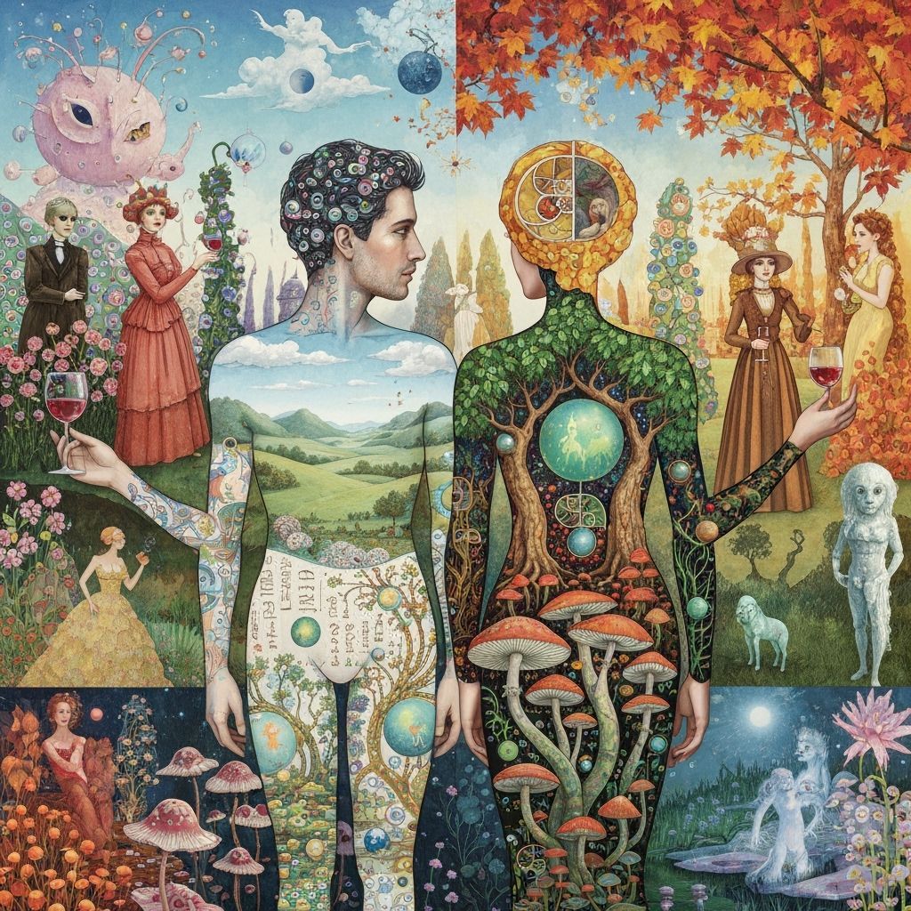 Surreal Garden Party Inspired by Bosch and Klimt