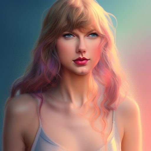 Pastel Portrait with Dynamic Lighting