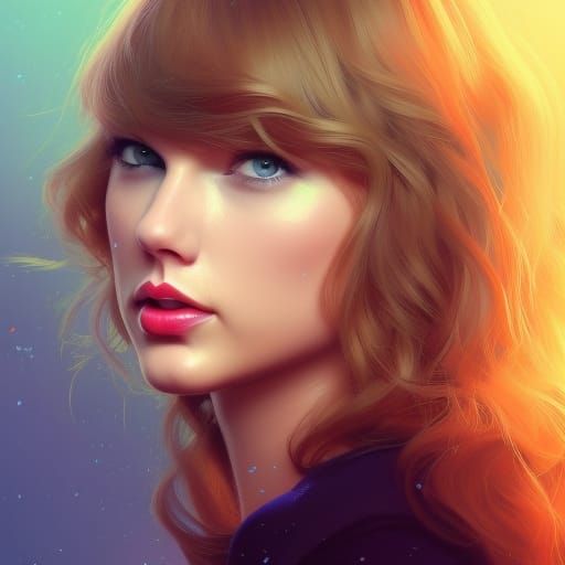 Pastel Portrait Inspired by Art Nouveau Masters