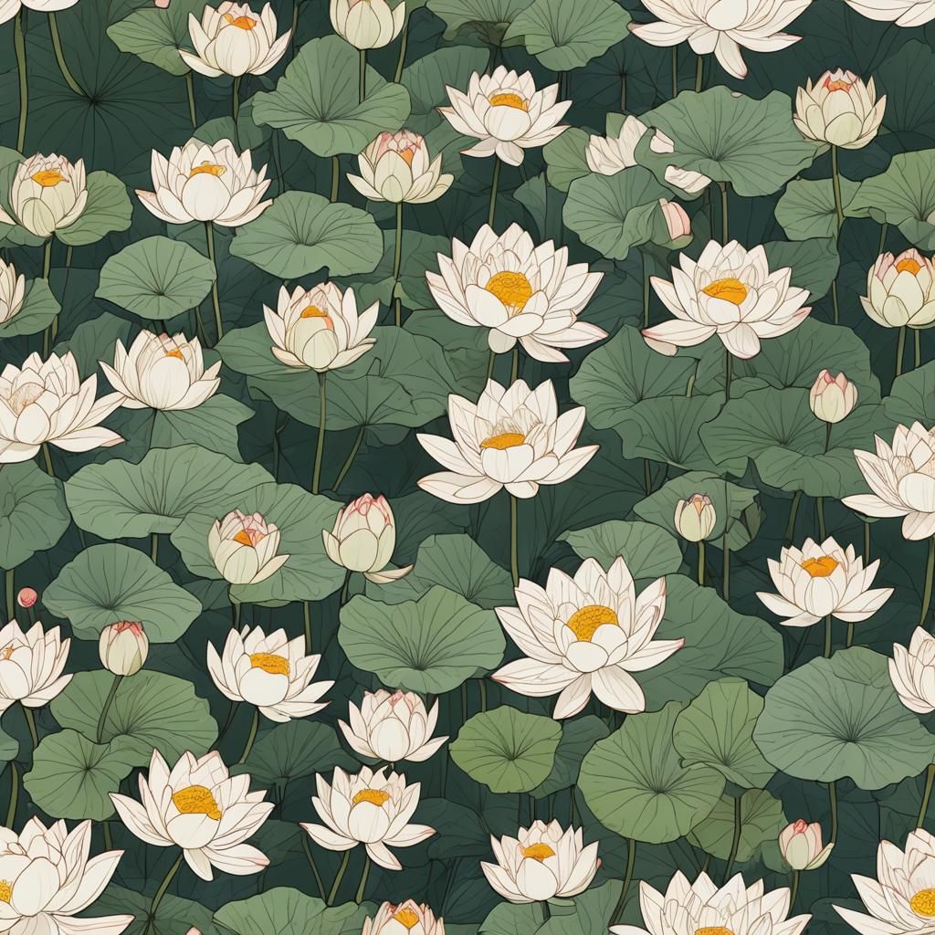 Minimalist Blank Lotus Image