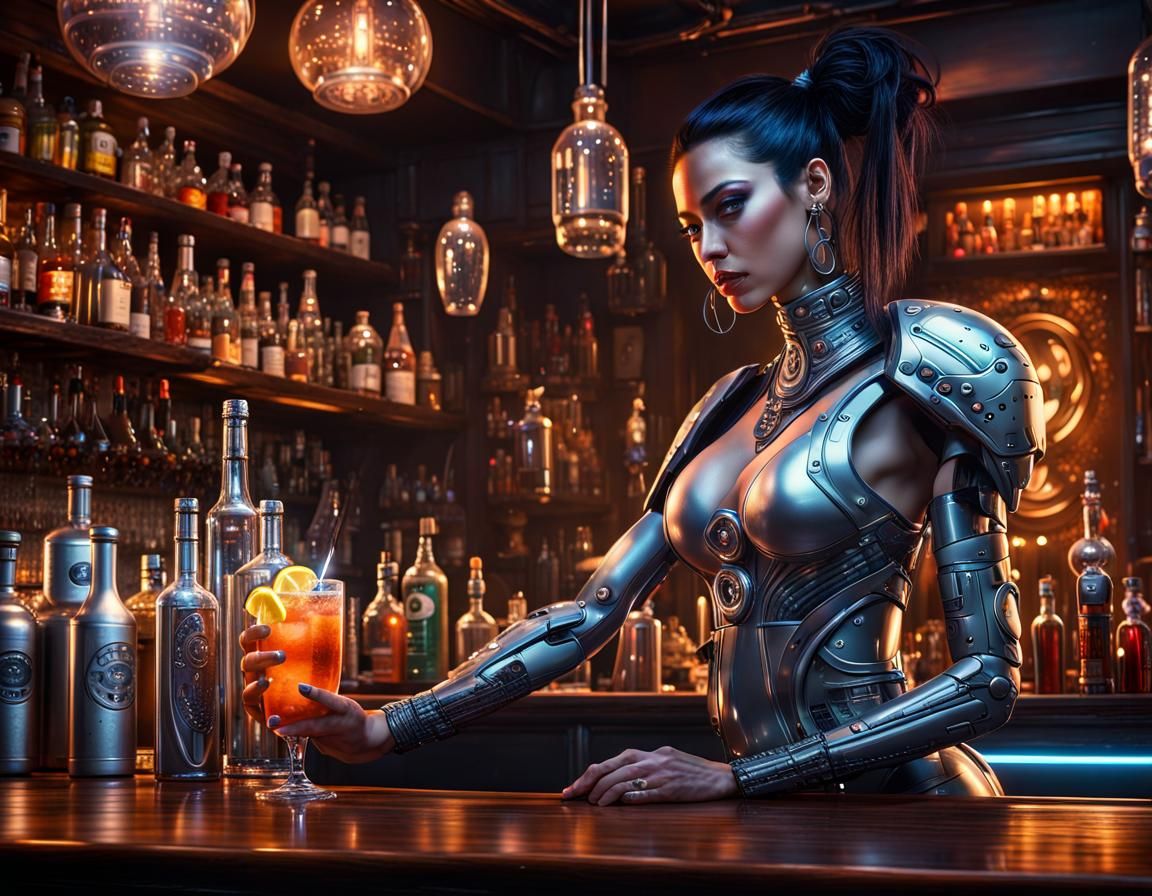 Futuristic Bartender 2