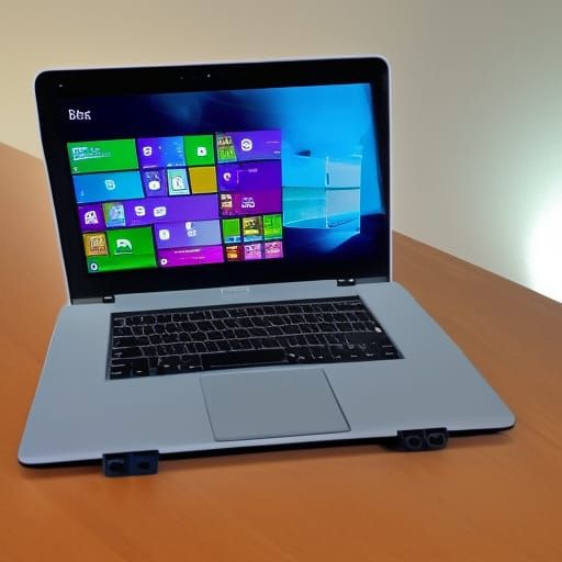 AI Generated Image of a Laptop