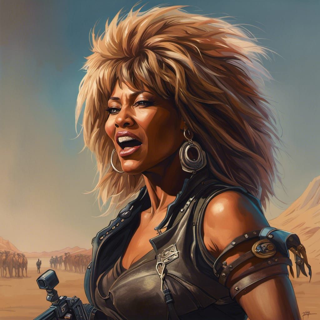 Tina Turner as "Auntie Entity" in Mad Max