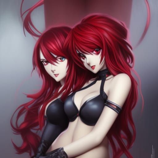 Gothic Goddess Portrait in Hyperdetailed Style