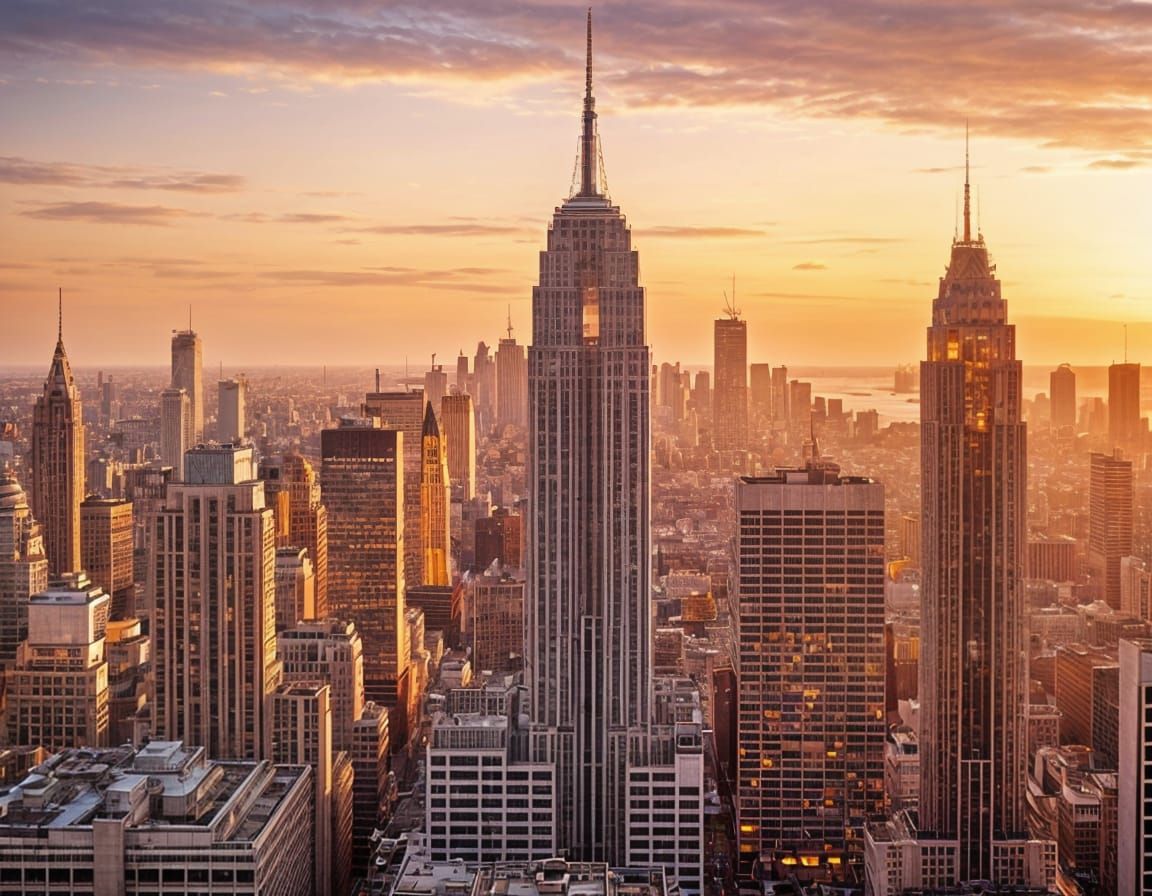 Hyperrealistic City Street Scene in Splash Art Style