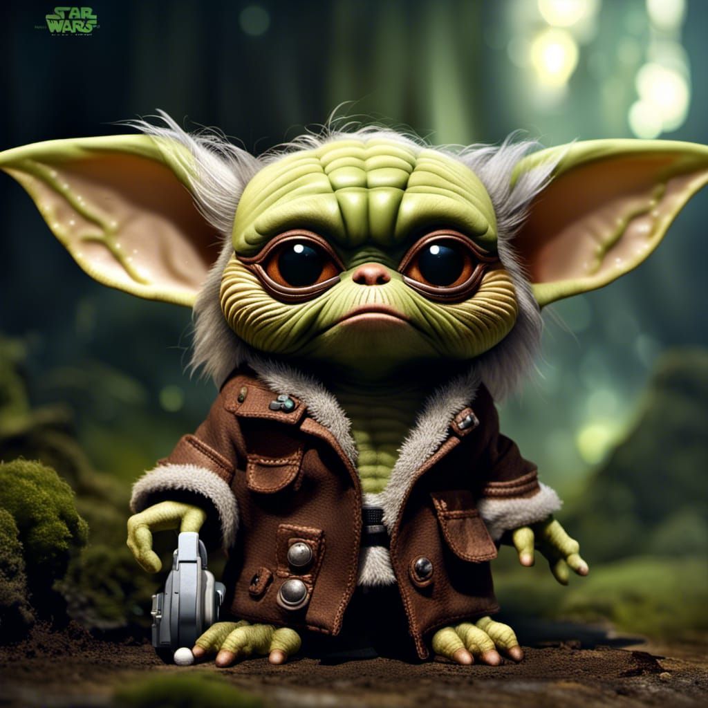Chibi Gizmo Gremlin Fantasy Concept Art