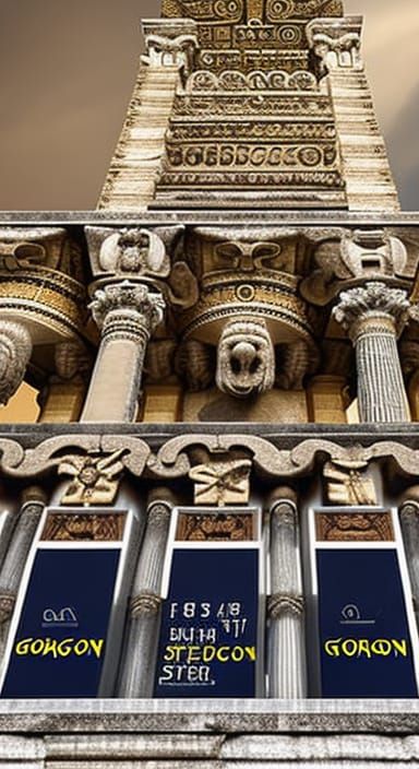 Gorgon taking a selfie, hair of living venomous snakes looki...