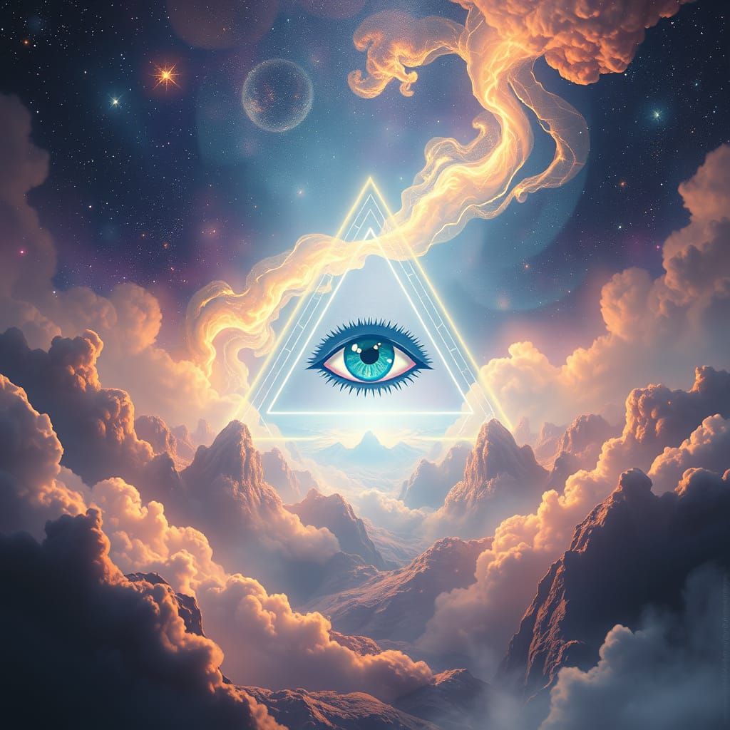 Ethereal Realms in Vibrant Harmony