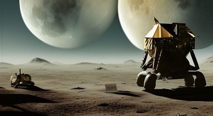 Epic Lunar City: A Digital Matte Painting