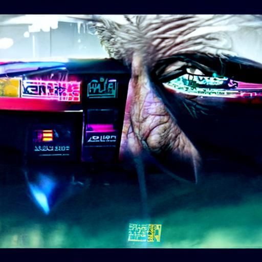 Cyberpunk Cityscape with Neon Glow