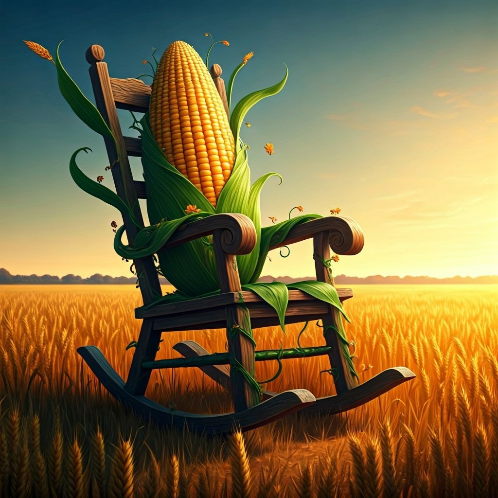 Rocking Chair Transforms to Sentient Corn Stalk