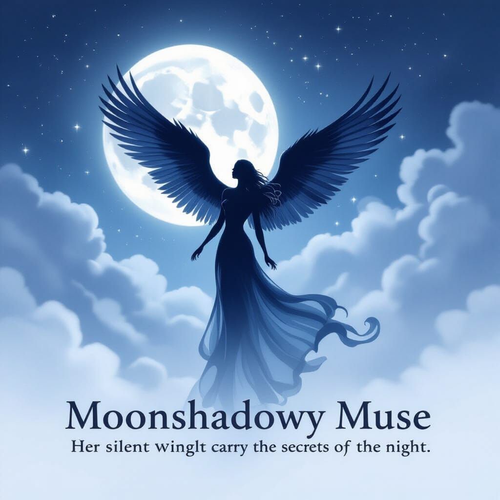 Ethereal Moonlit Fairy with Iridescent Wings