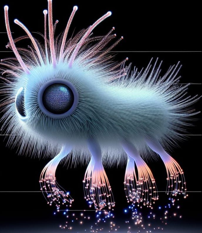 Larimar Tardigrade Fairy Dances to Zydeco in 3D