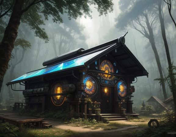 Solar Powered Hag Hut