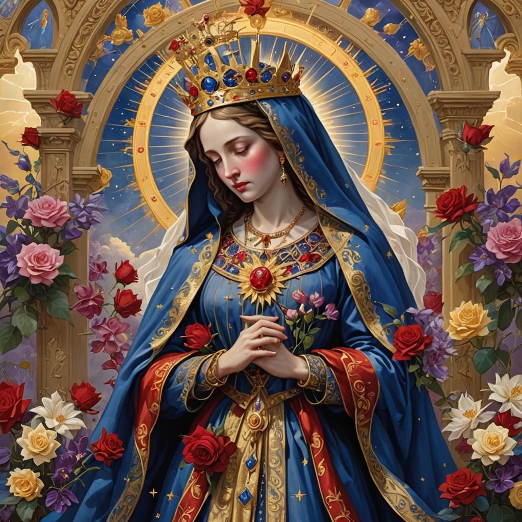 Our Lady of Sorrows at Heaven's Golden Gates