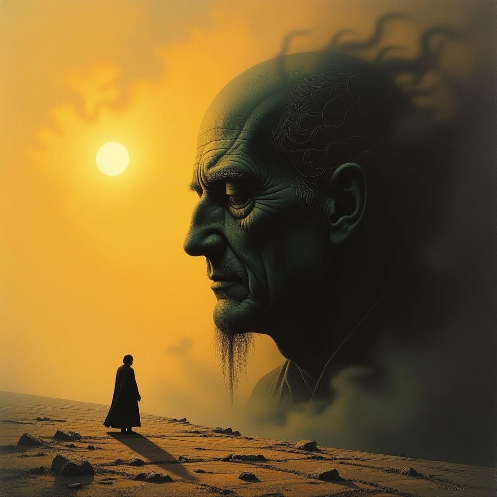 Polish Artwork in Disturbing Realism Style