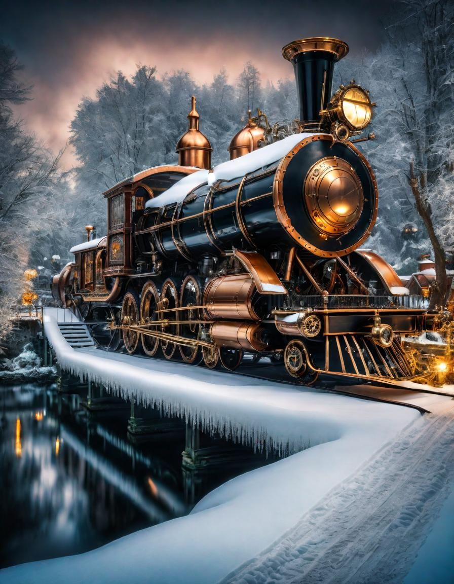 Steampunk Winter Wonderland in High Definition