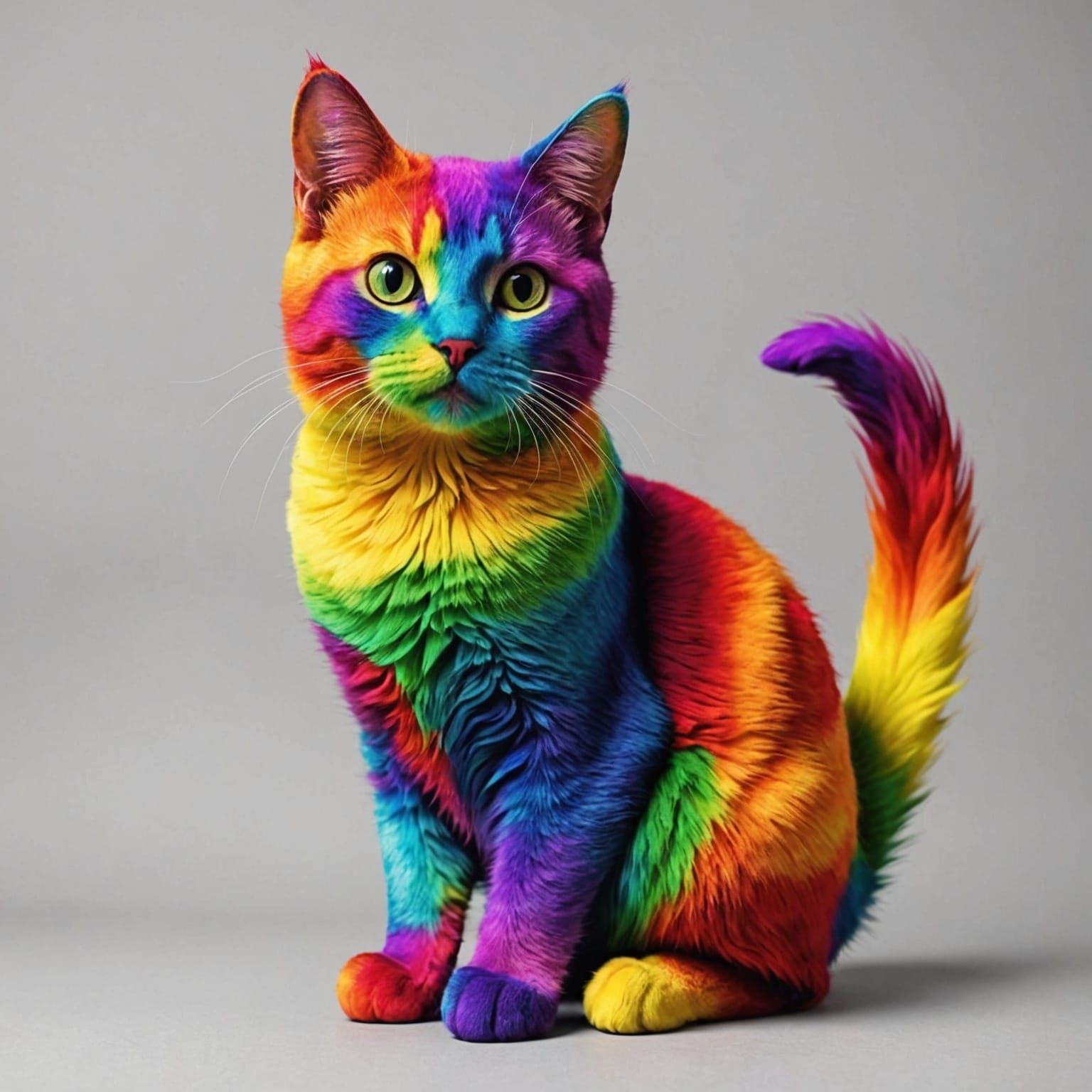 Rainbow Cat: A Colorful Feline Fantasy