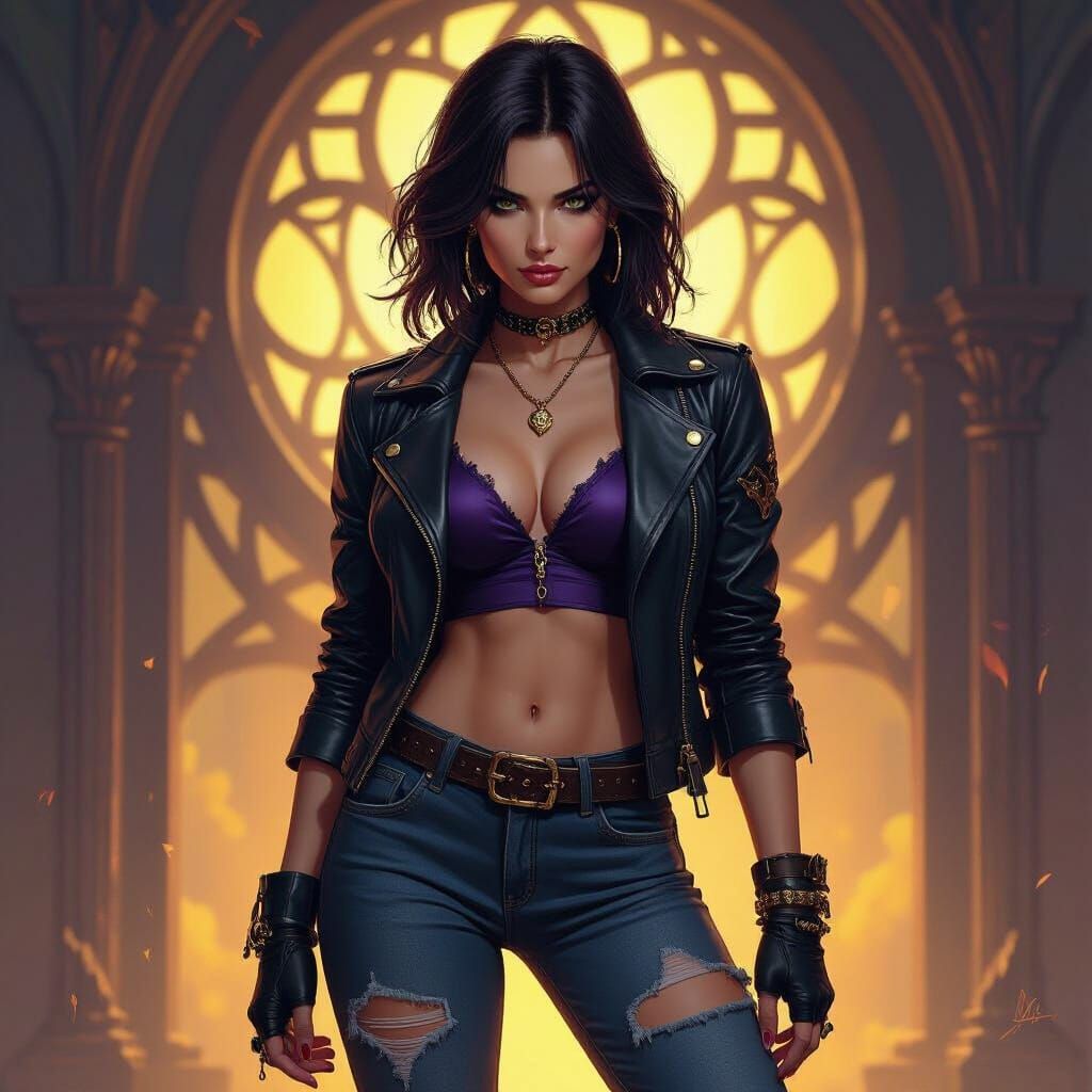 Maxine Caulfield in Dark Fantasy Style