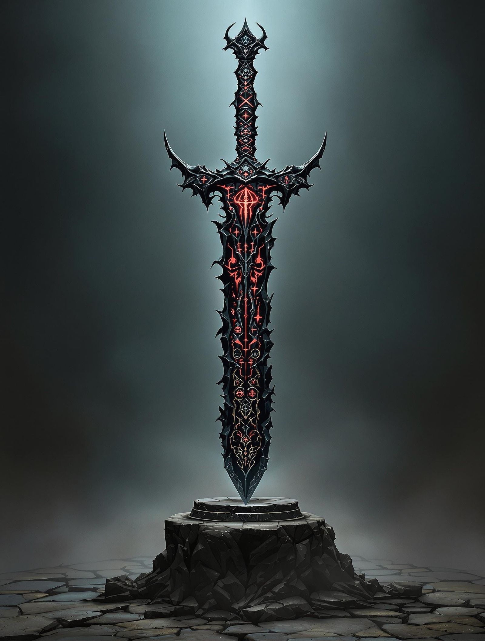 Voidcaller Blade: Ancient Sword of Dark Fantasy