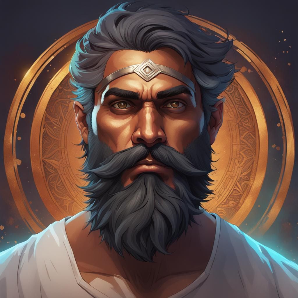 Hyperdetailed Portrait of Indian Superhero in Tights