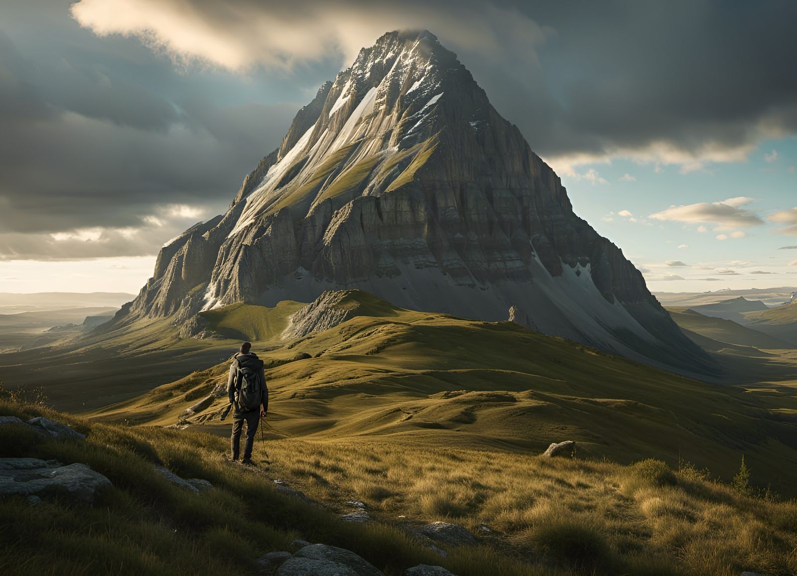 Surreal World Walker on Metal Arch