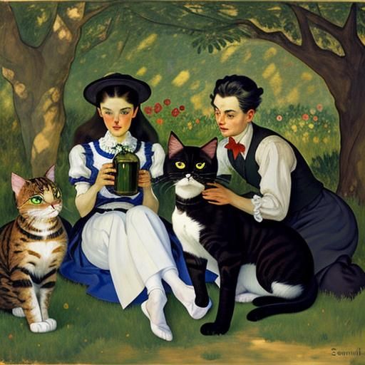 Cats and Vampire Games: A Classical Portrait