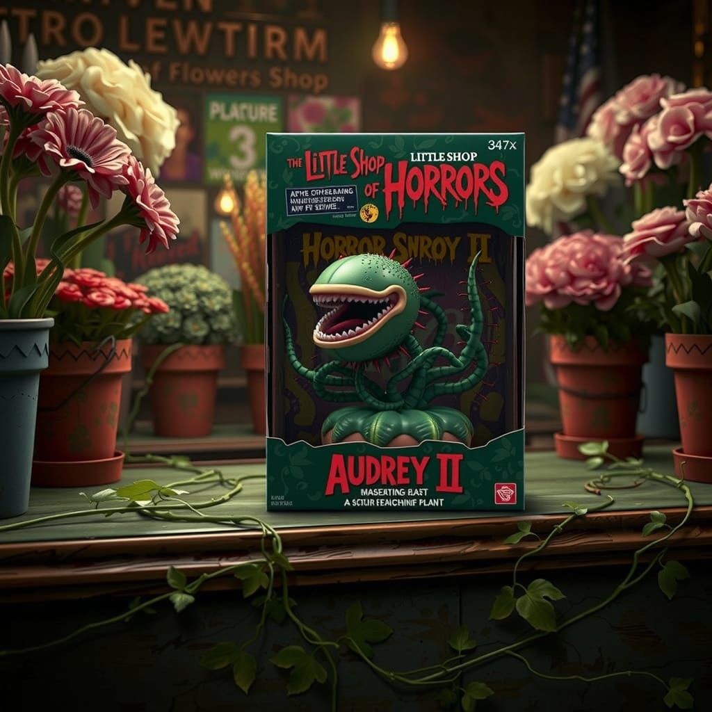 Little Shop of Horrors Audrey II Collectible Box Set in Hype...