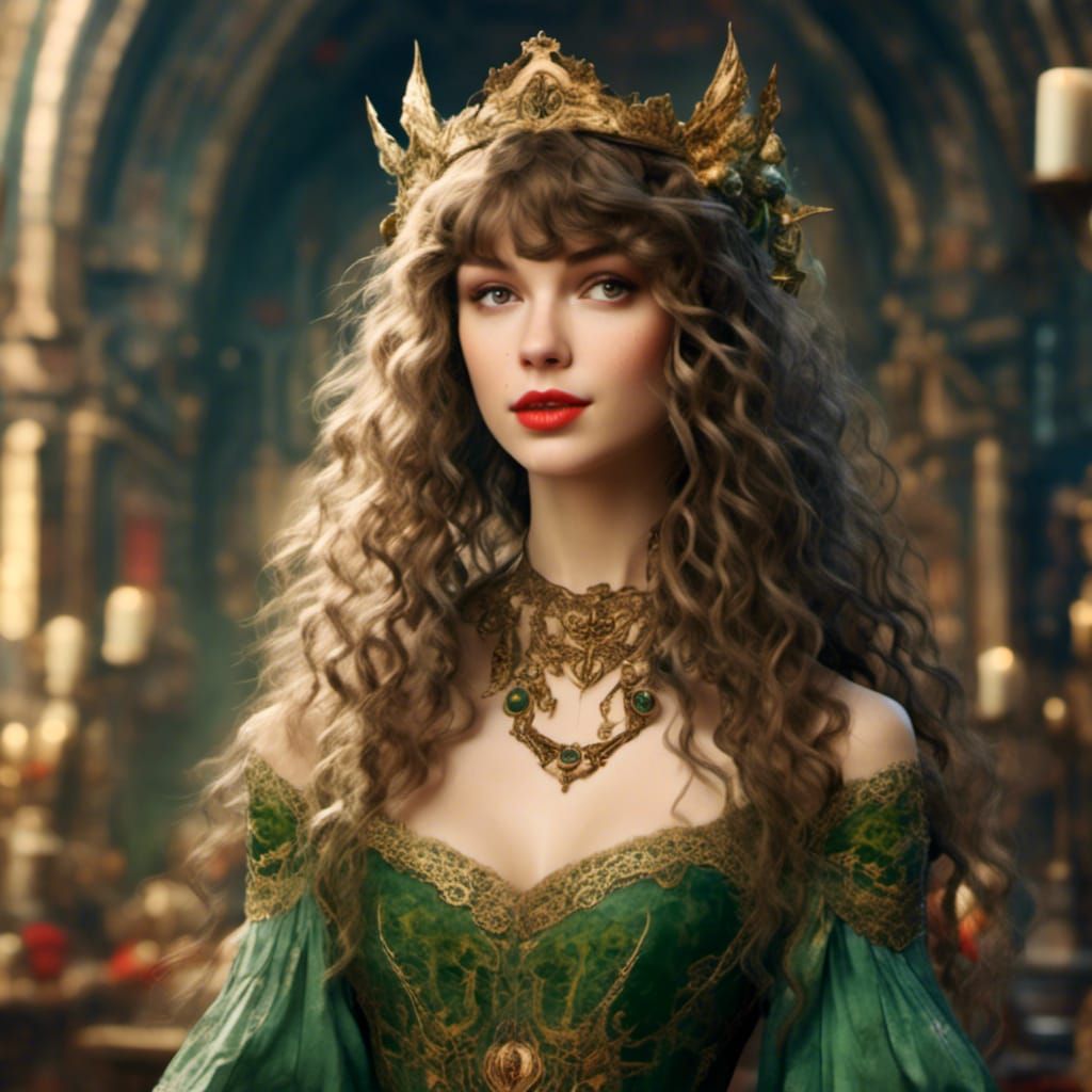 Hyperrealistic Elf Portrait in Fantasy Concept Art Style