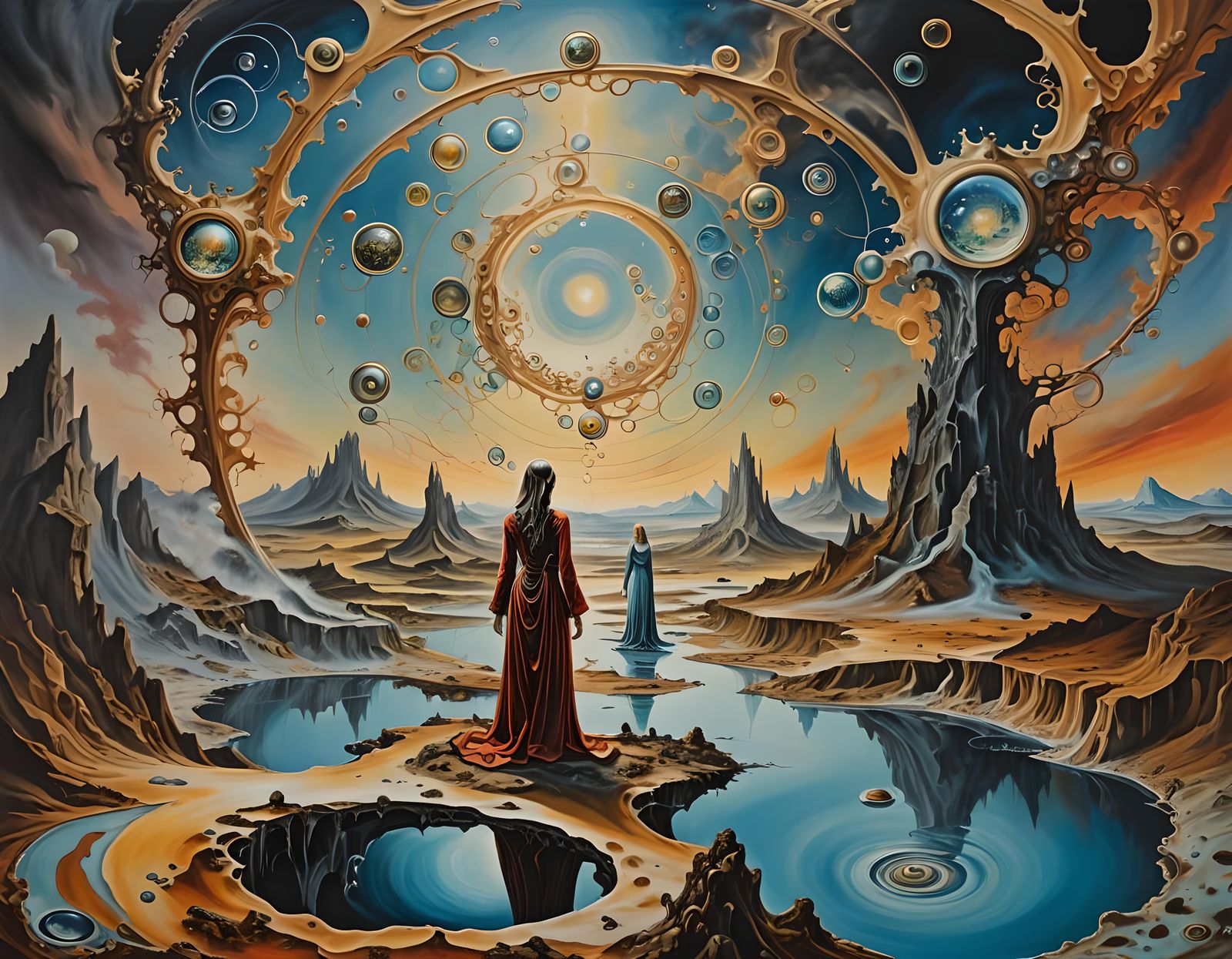 Psychedelic Apocalypse: A Surreal Landscape