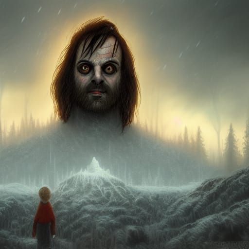 The Shining: Jack Torrence Frozen - Detailed Matte Painting