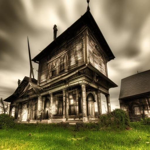 Scary Image with Intricate Details in HDR