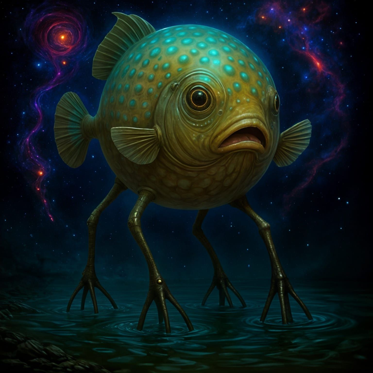 Eerie Harry Potter Plimpies in Cosmic Horror Style