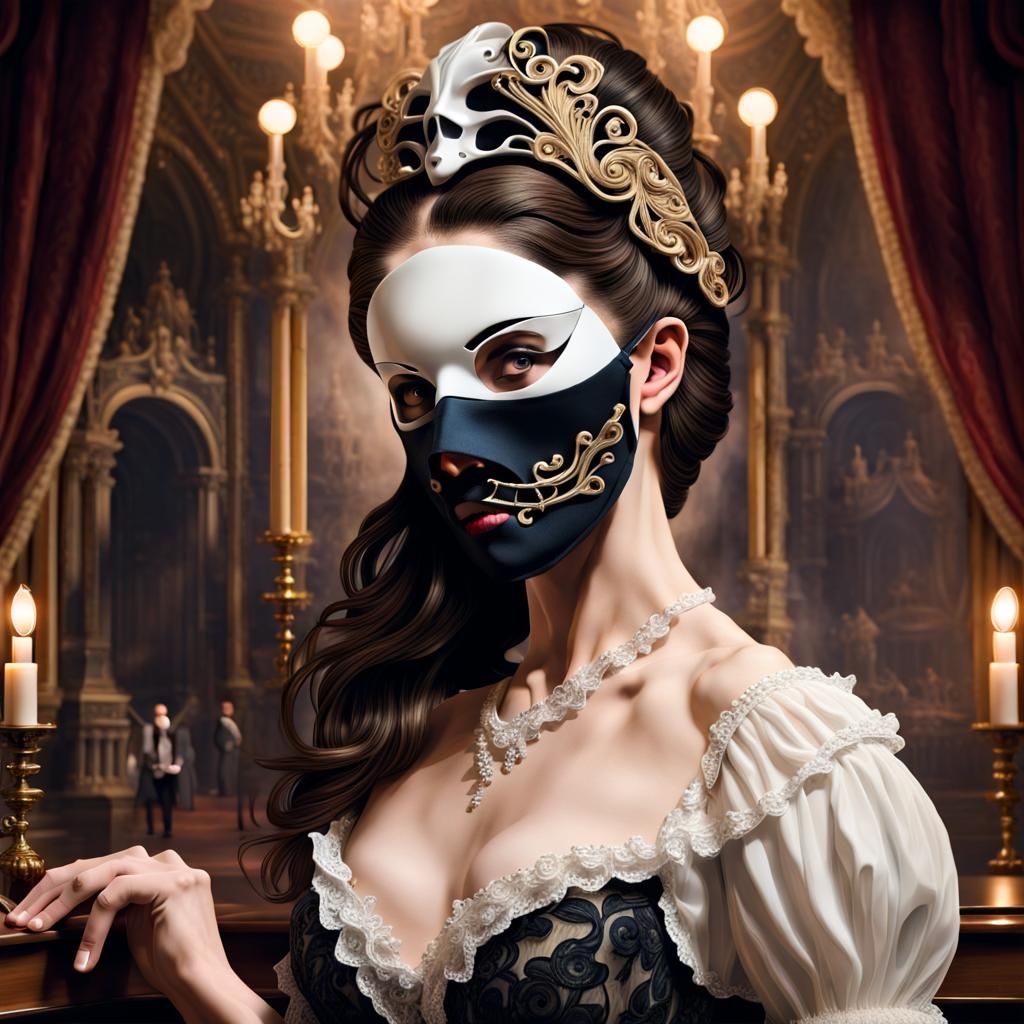 Phantom of the Opera: Intricate Modern Artwork