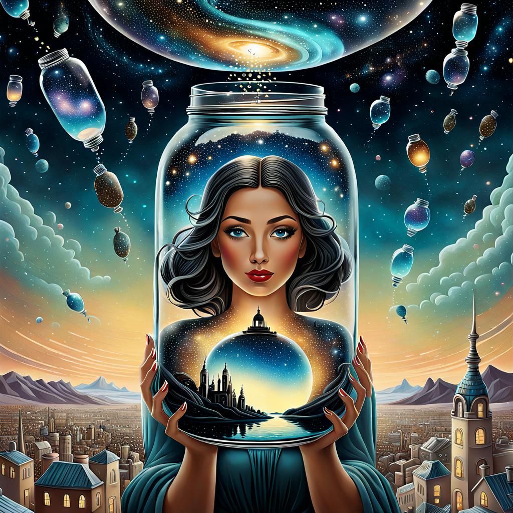 Surreal Universe in a Mason Jar