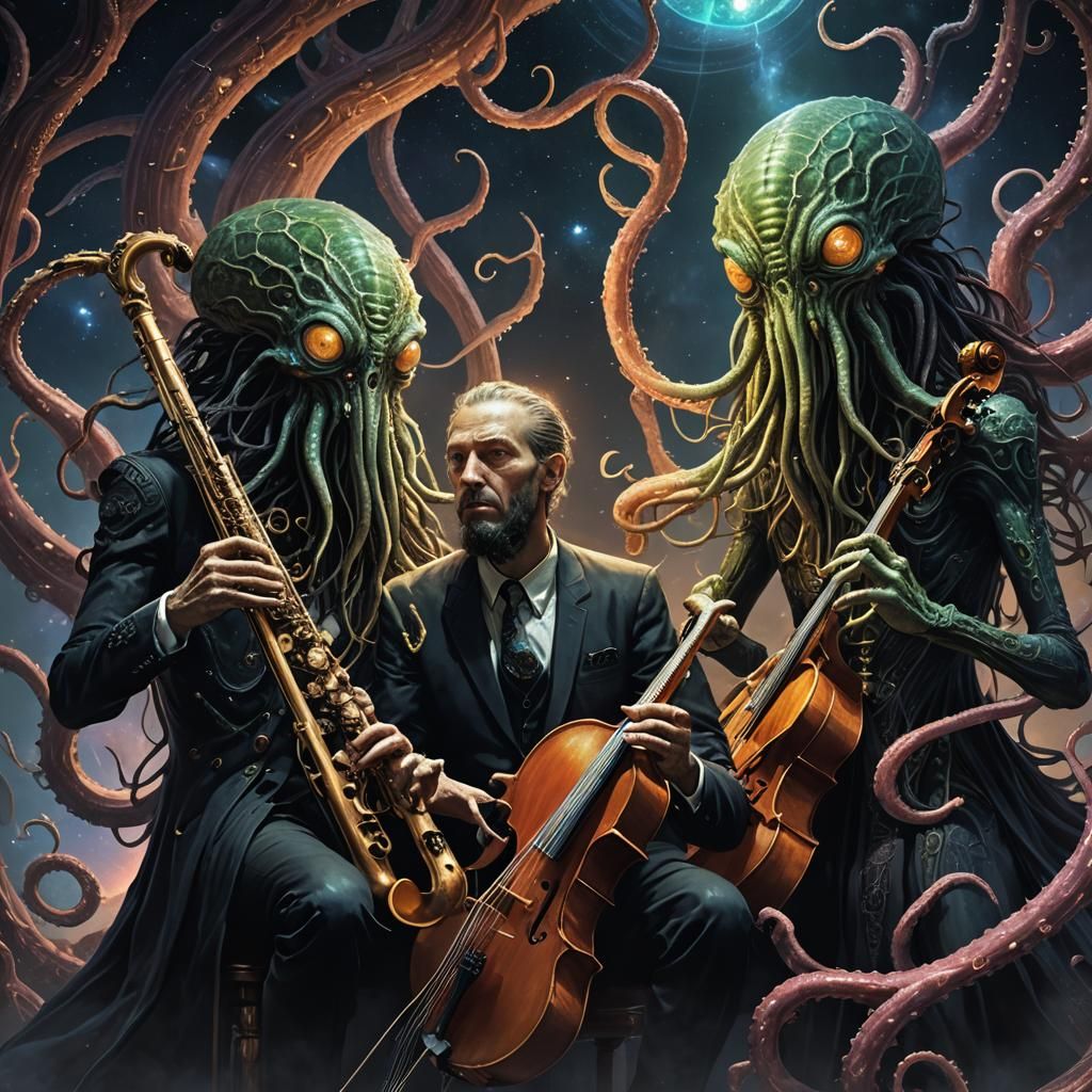 Lovecraftian Space Orchestra Concept Art
