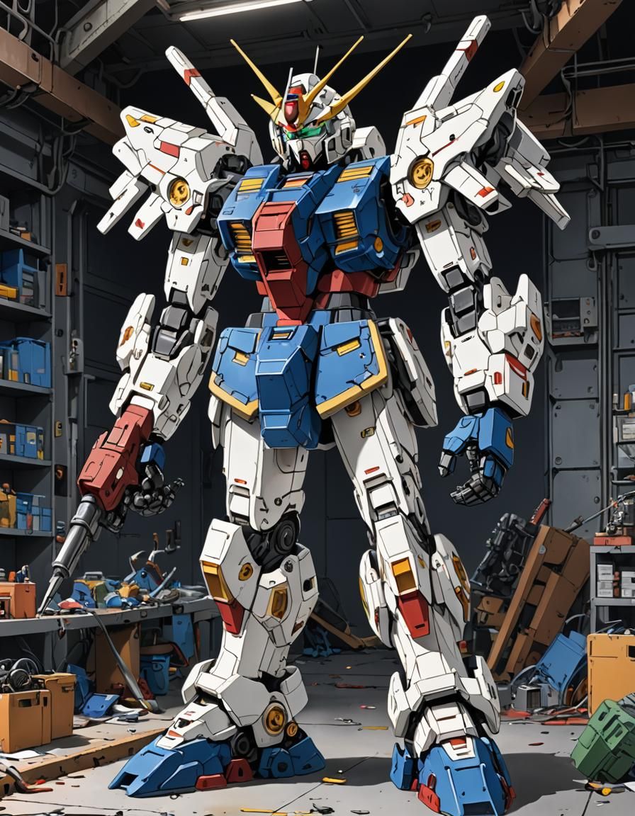 Serpent Mobile Suit Gundam Repair Illustration