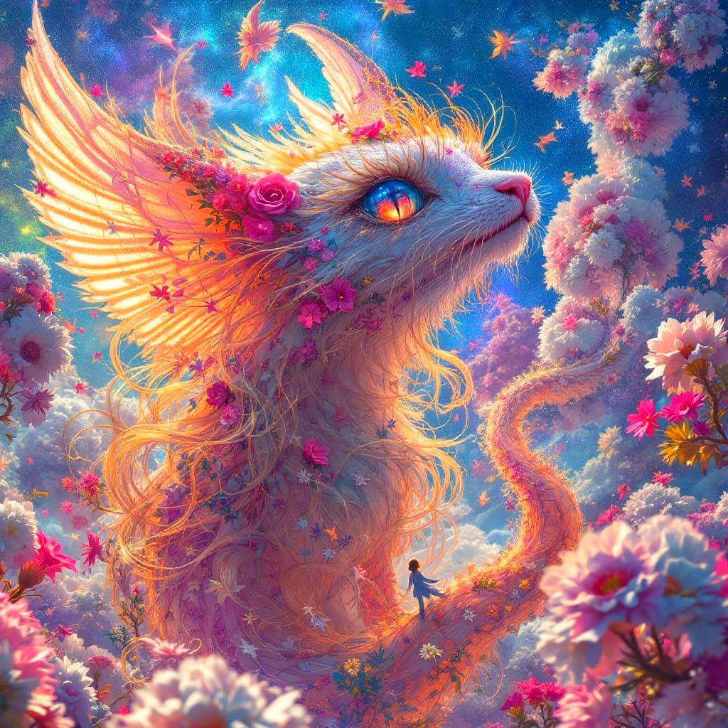 Ethereal Dreamscapes in Vibrant Pink