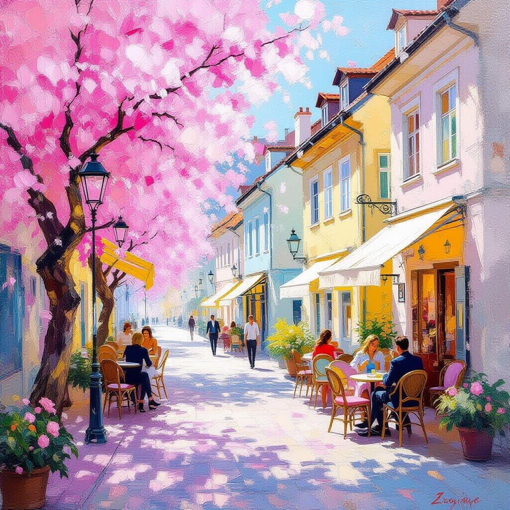 Zagreb Painting in Impressionist and Rococo Style