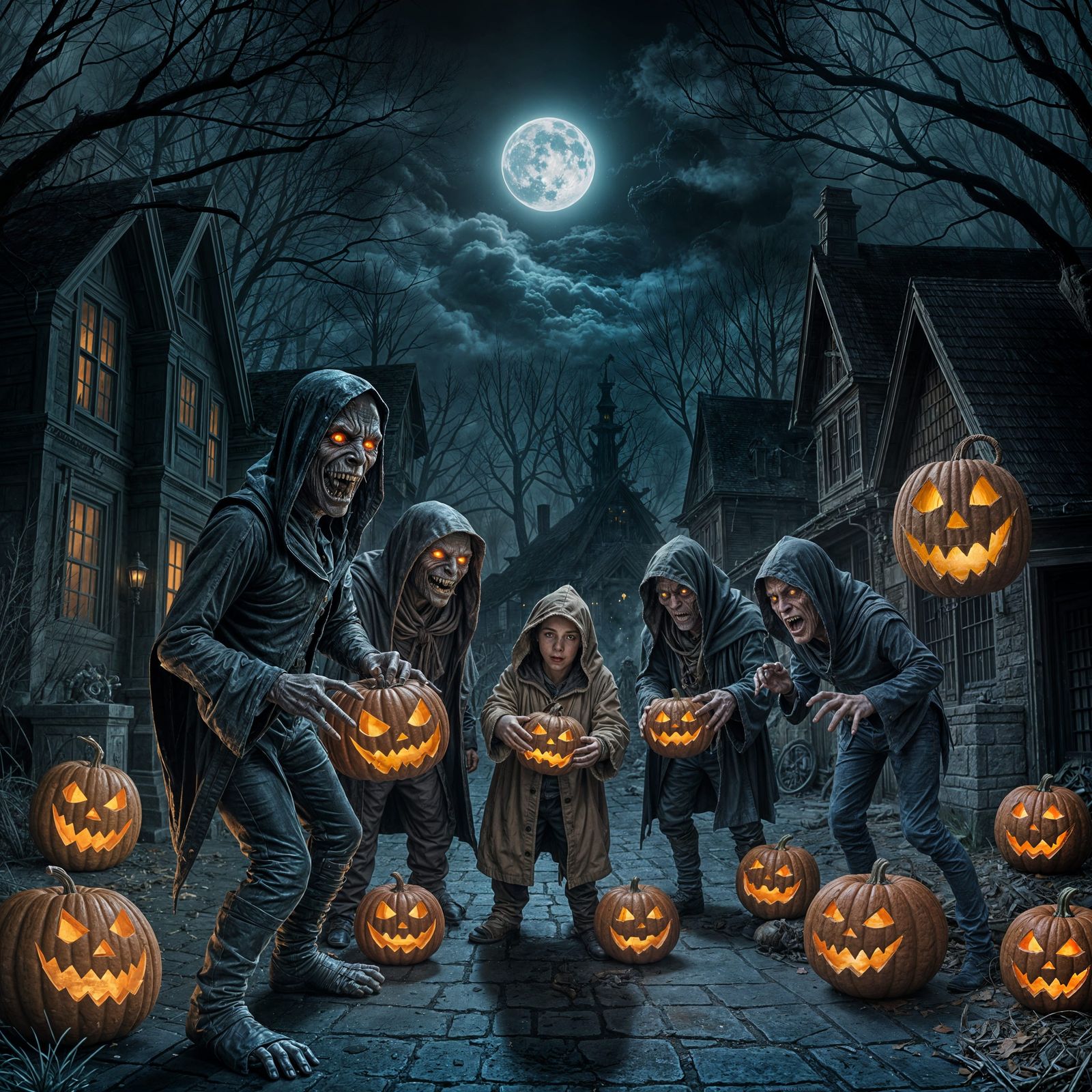 Monsters in Human Costumes for Twisted Trick or Treat