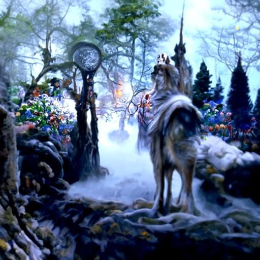 Ethereal Soul's Plea in Haunted Forest