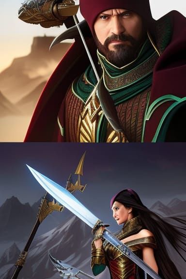 Ra's Al Ghul as D&D Swords Bard