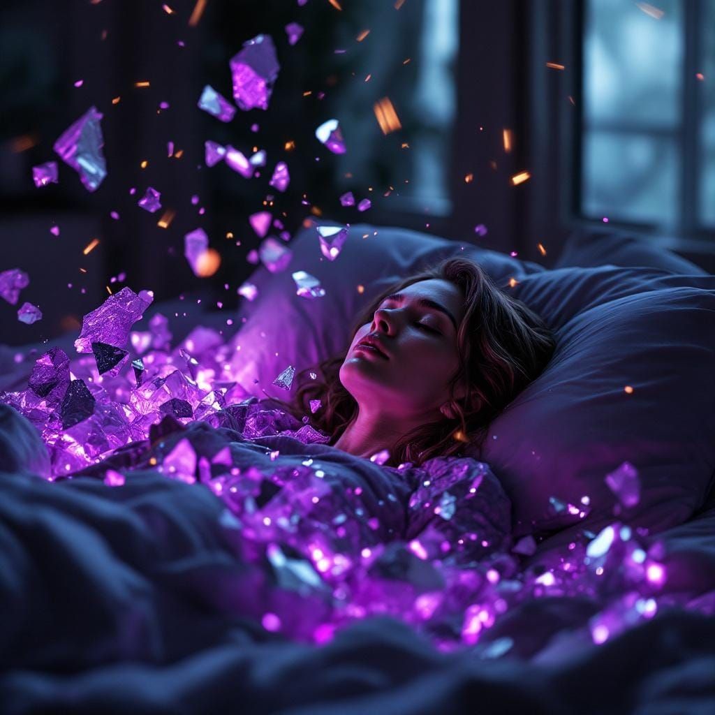 Tender Caregiving in Painterly Chiaroscuro