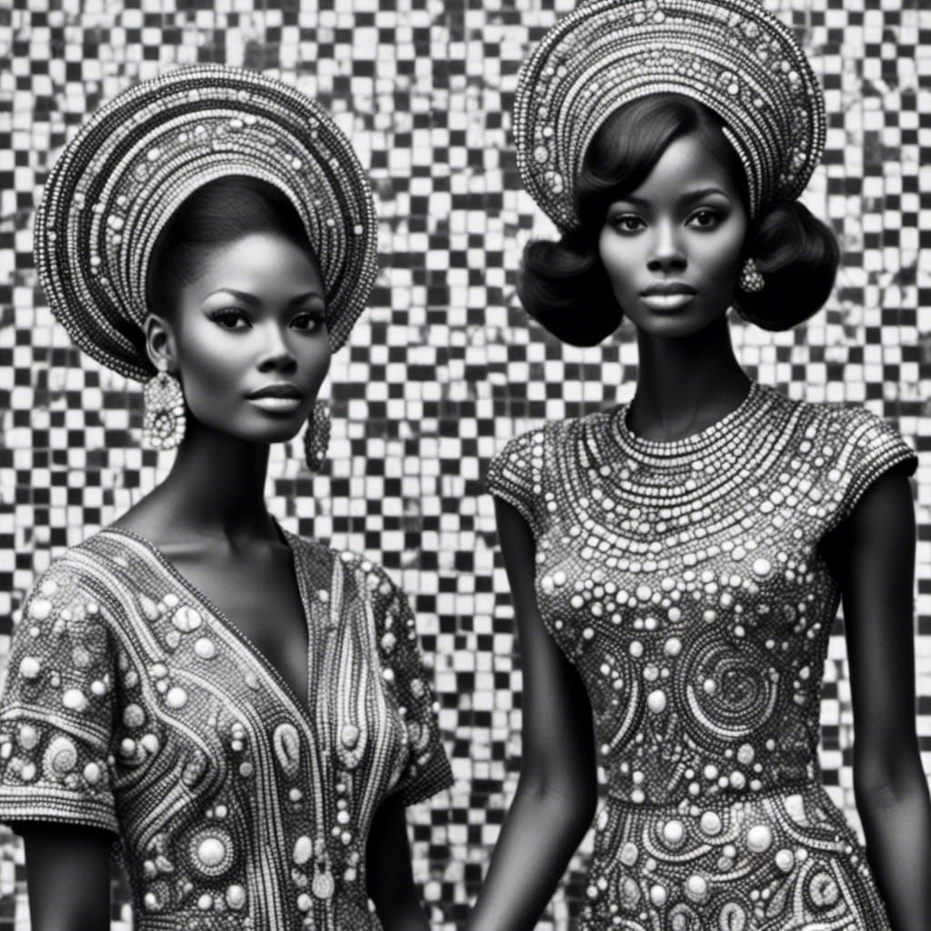 Sixties Models in Mosaic Style