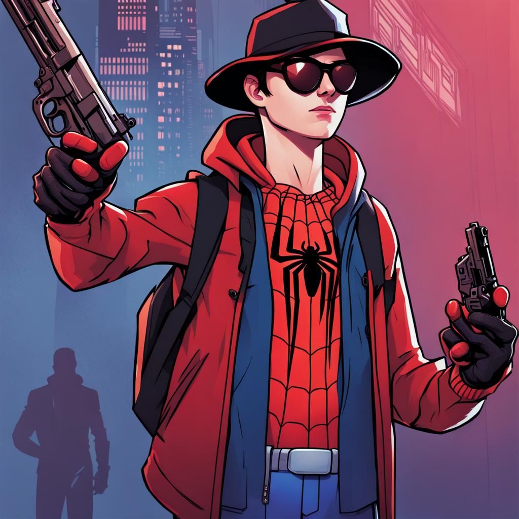 Spider-Man Fan Art in Spider-Verse Style