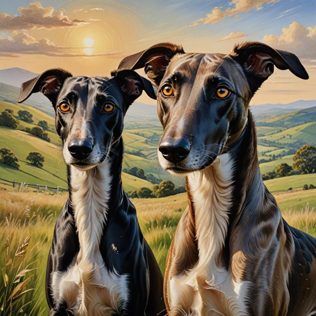 Elegant Greyhounds