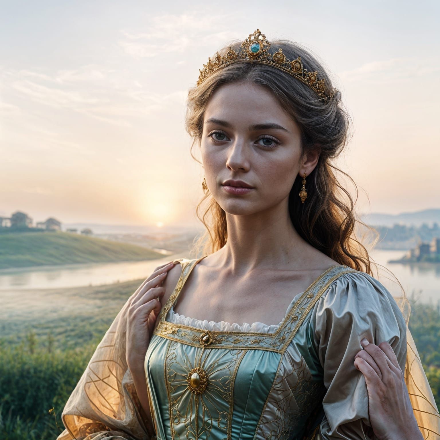 Renaissance Princess at Sunrise