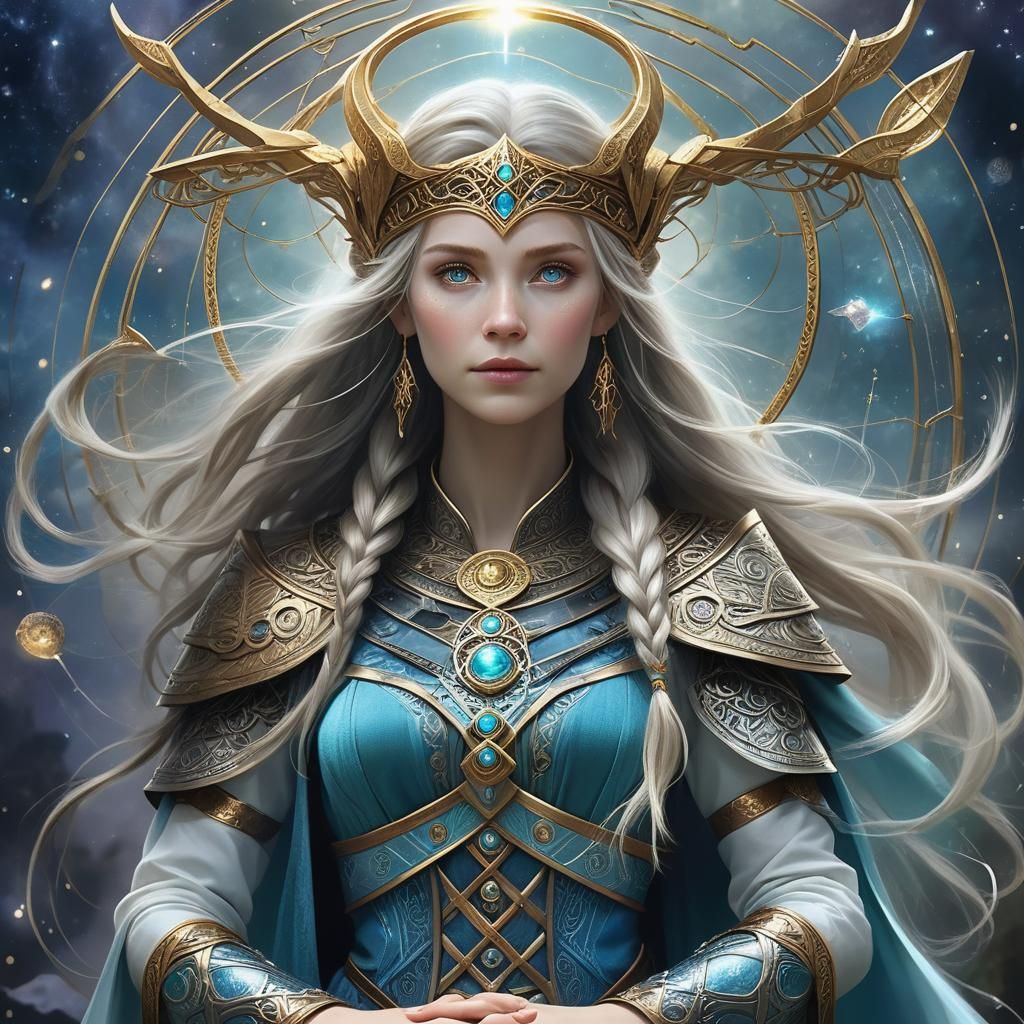 The Fates Weaving Life's Threads: Fantasy Art